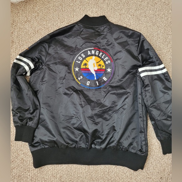 Starter Black Label All Star Los Angeles 2018 NBA Jacket Black men’s size 3X - Picture 6 of 11